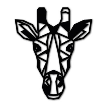 Luxigo - Giraffe - Houten Dierenkop