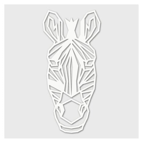 Houten Zebra wanddecoratie - Luxigo - Lasergesnden producten