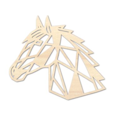 Houten Paard wanddecoratie - Luxigo - Lasergesnden producten