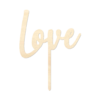 Love - Caketopper Hout Wood