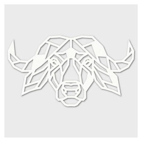 Luxigo - Buffalo Wit - Houten Dierenkop